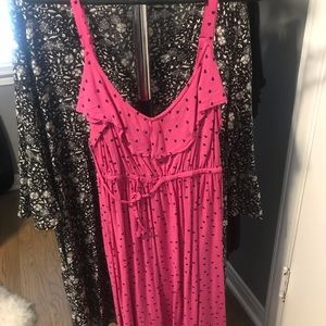 Hot pink heart Torrid dress
